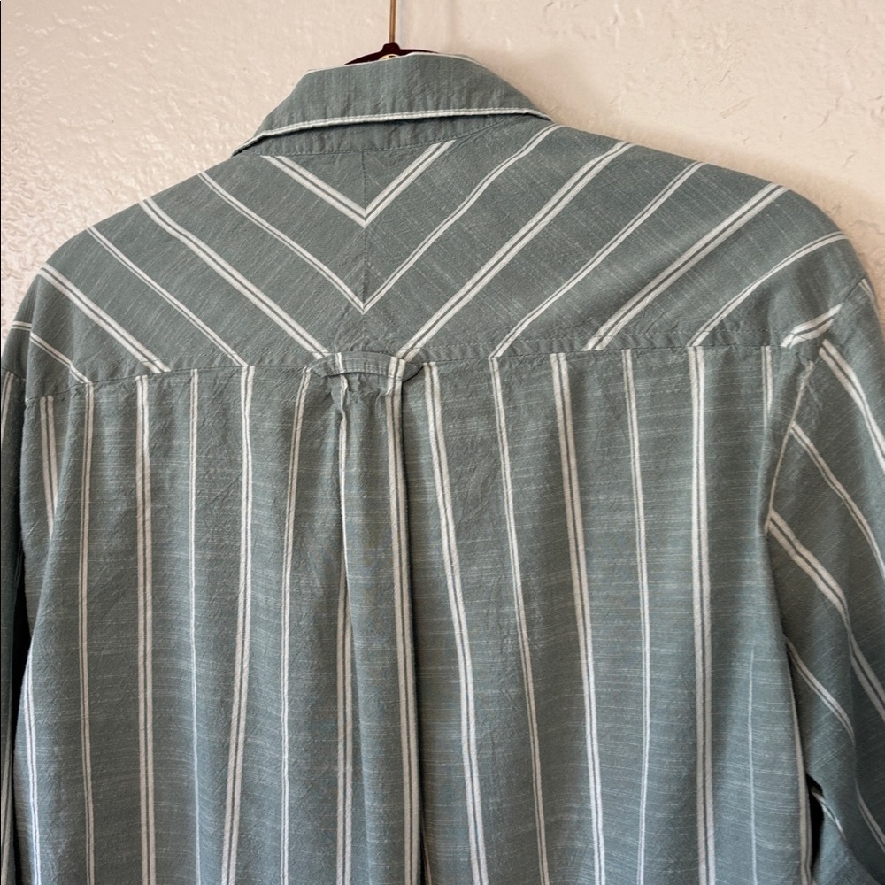 Auden Striped Women’s Cotton Blend Pajama Top Sleep Shirt L - Picture 8 of 8